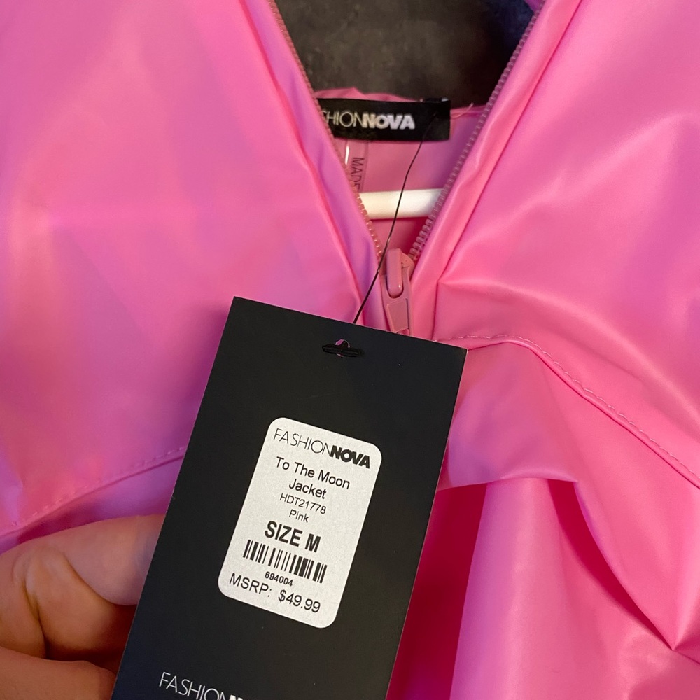Pink Rain Jacket - Picture 3 of 3